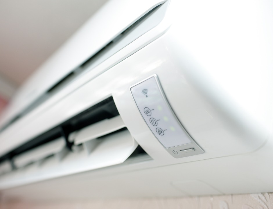 an air conditioner in use